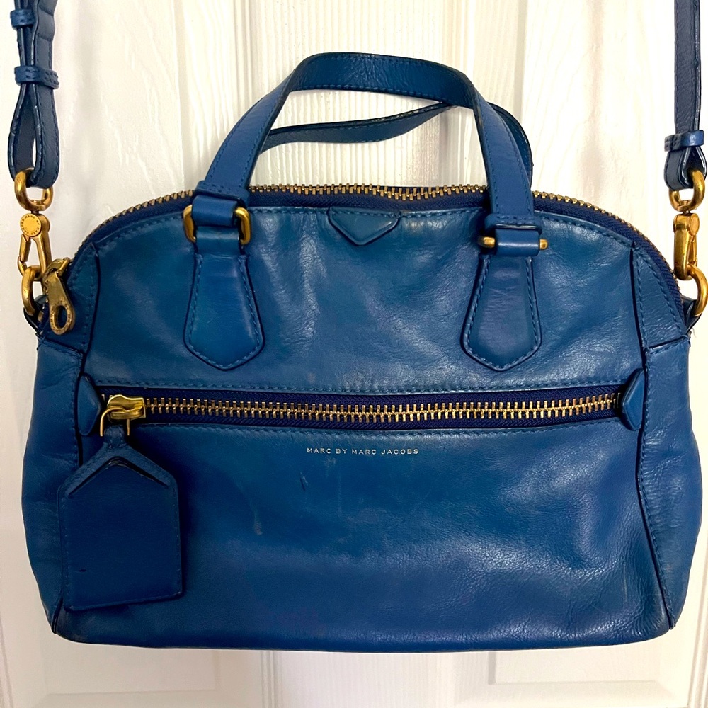 Vintage Marc by Marc Jacobs Blue Leather Women's Purse